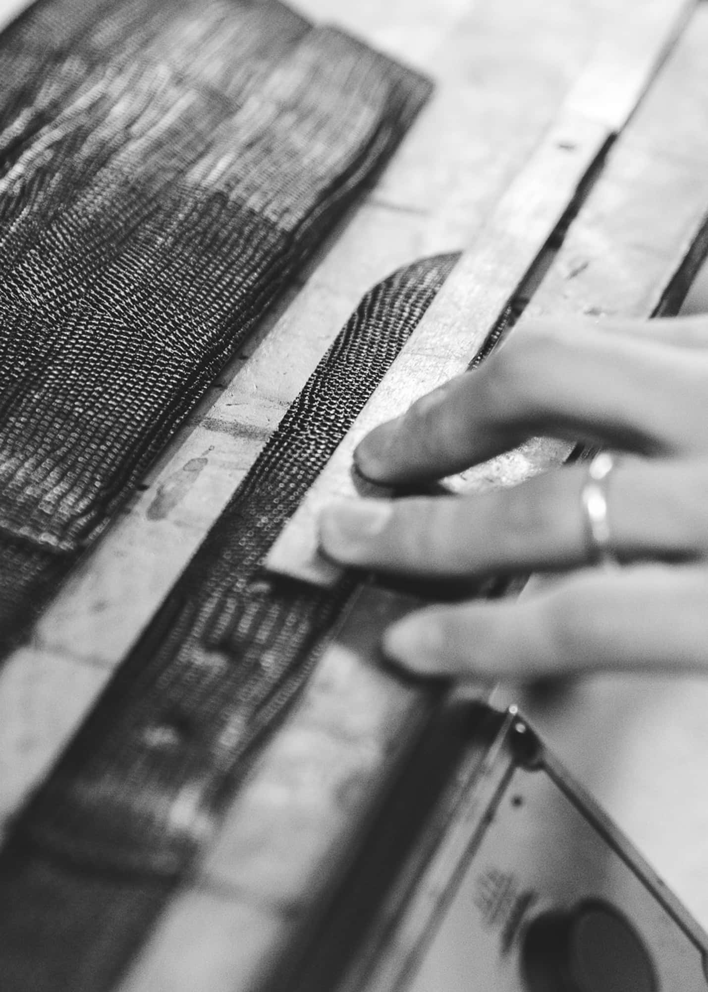 Trabajo artesanal de la piel en Italia